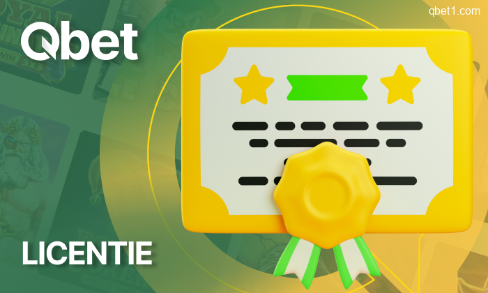 Licentie van QBet Casino